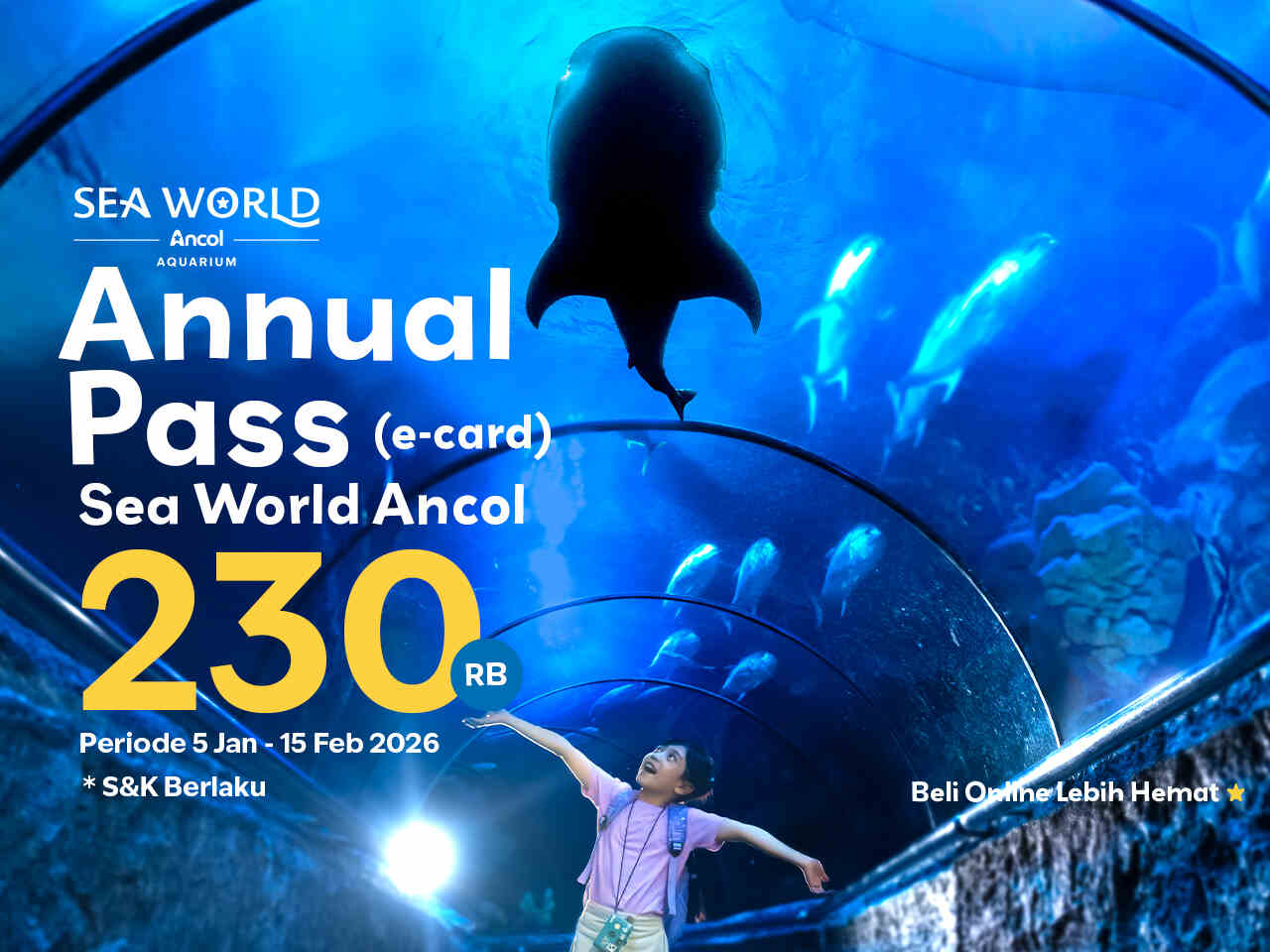 Bayar Sekali Gratis Rekreasi Setahun ke Sea World Ancol Dengan Annual Pass!